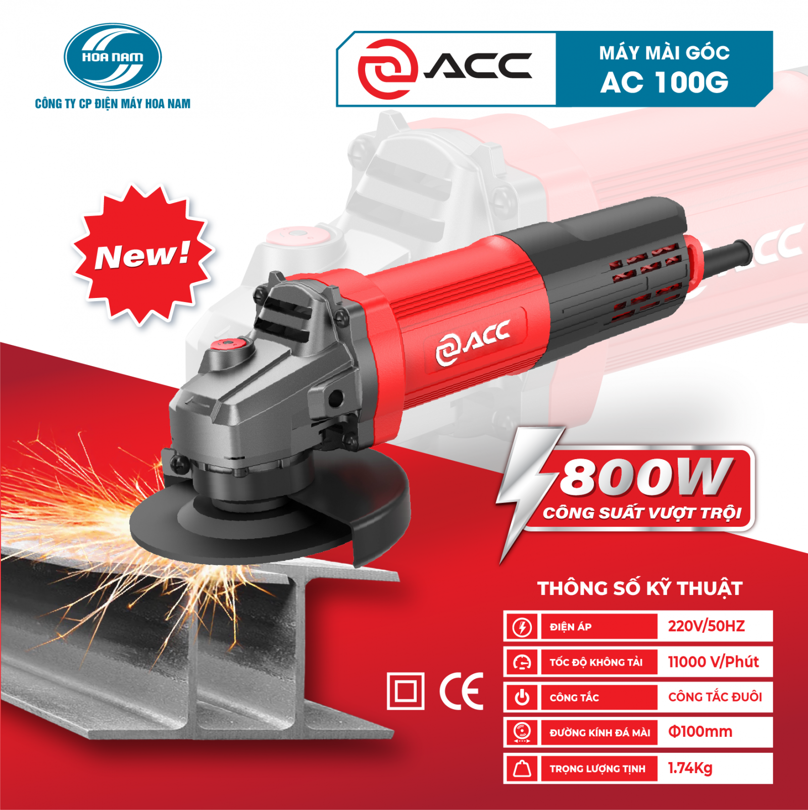 Máy mài góc AC100G