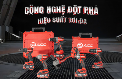 Bộ dụng cụ điện dùng pin dẫn đầu xu hướng ACC M21 PRO: Công nghệ đột phá - Hiệu suất tối đa